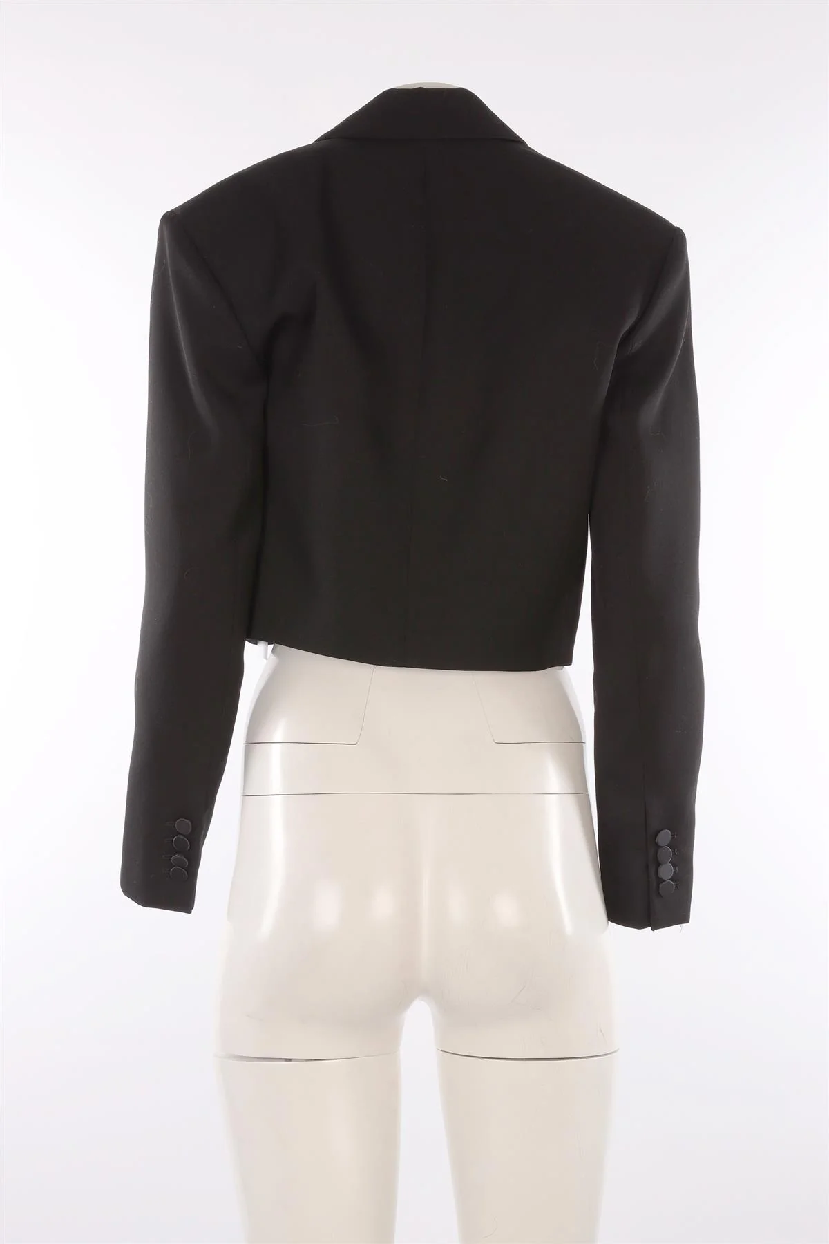 ISABEL MARANT BLACK WOOL BLAZER FR 36 UK 8 - Image 4