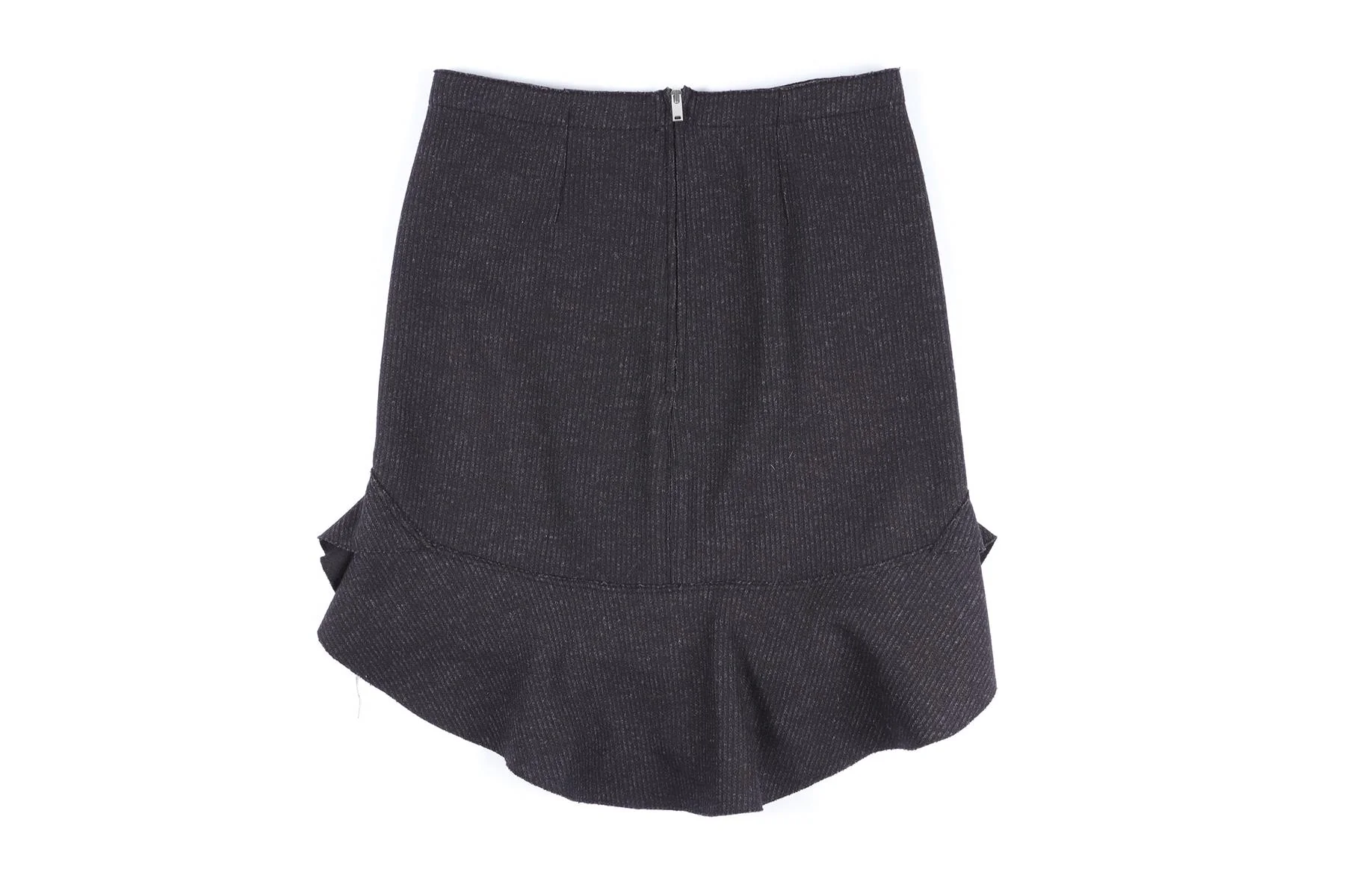 ISABEL MARANT BLACK WOOL MINI SKIRT FR 34 UK 6 - Image 4