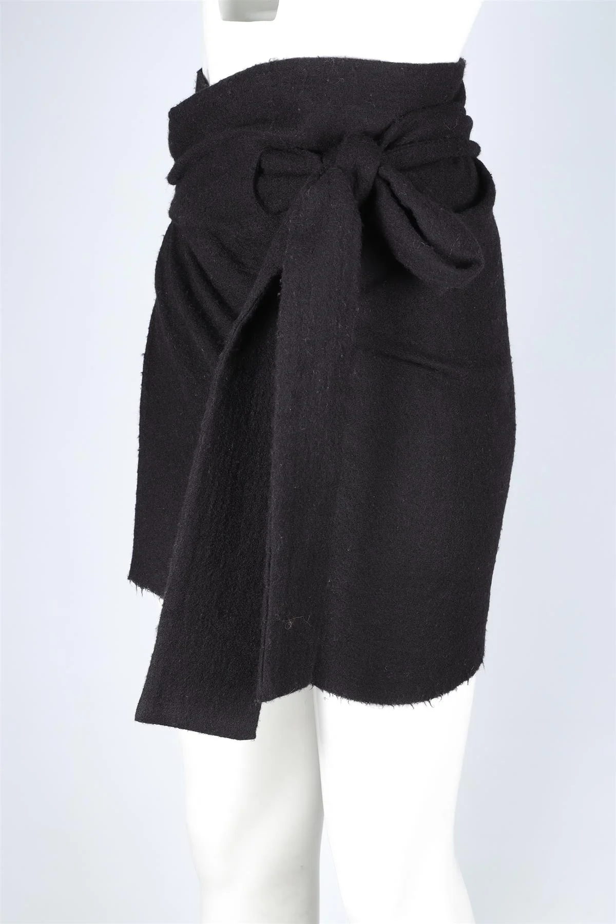 ISABEL MARANT BLACK WOOL MINI SKIRT FR 36 UK 8 - Image 3