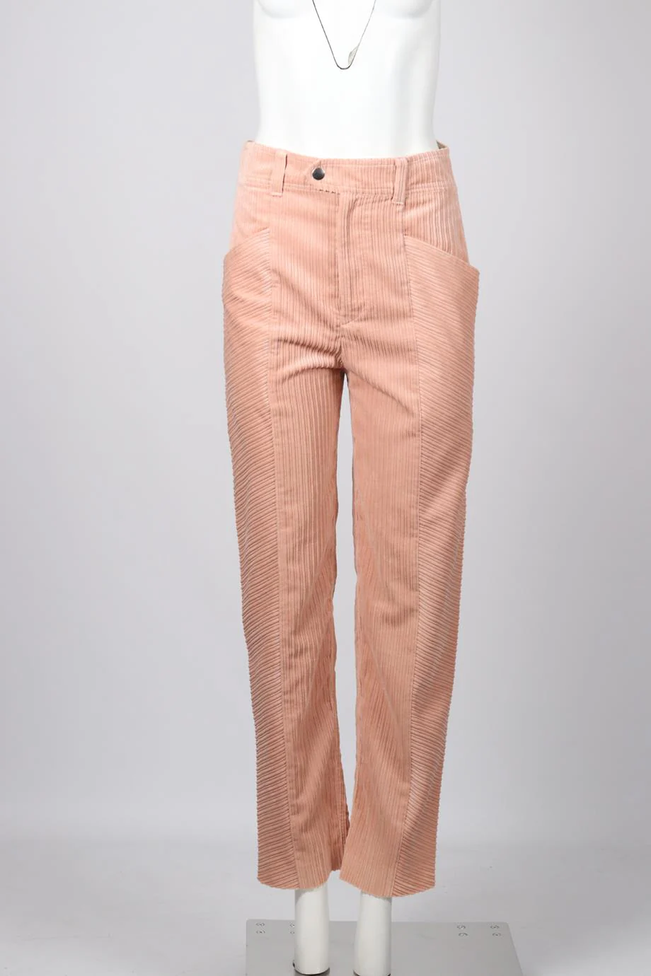 ISABEL MARANT CORDUROY STRAIGHT LEG PANTS FR 36 UK 8 - Image 2