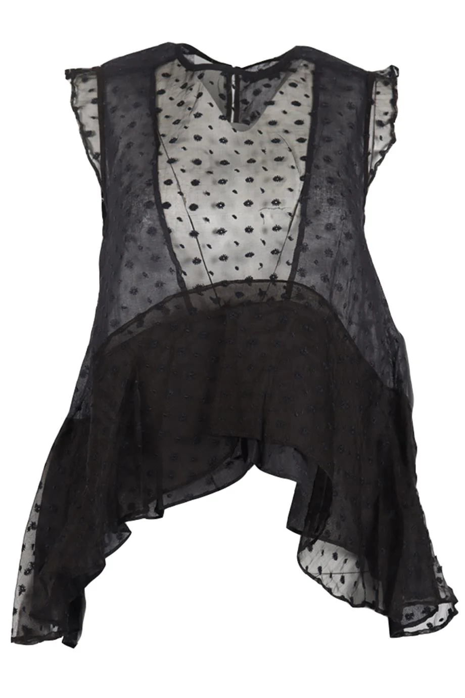 ISABEL MARANT COTTON TOP FR 36 UK 8