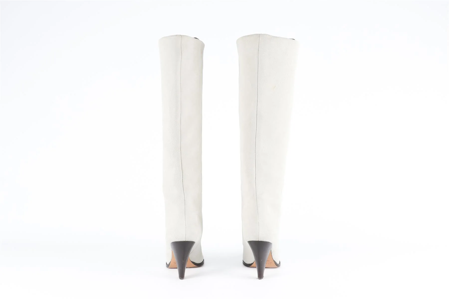 ISABEL MARANT ECRU SUEDE KNEE HIGH BOOTS EU 39 UK 6 US 9 - Image 5