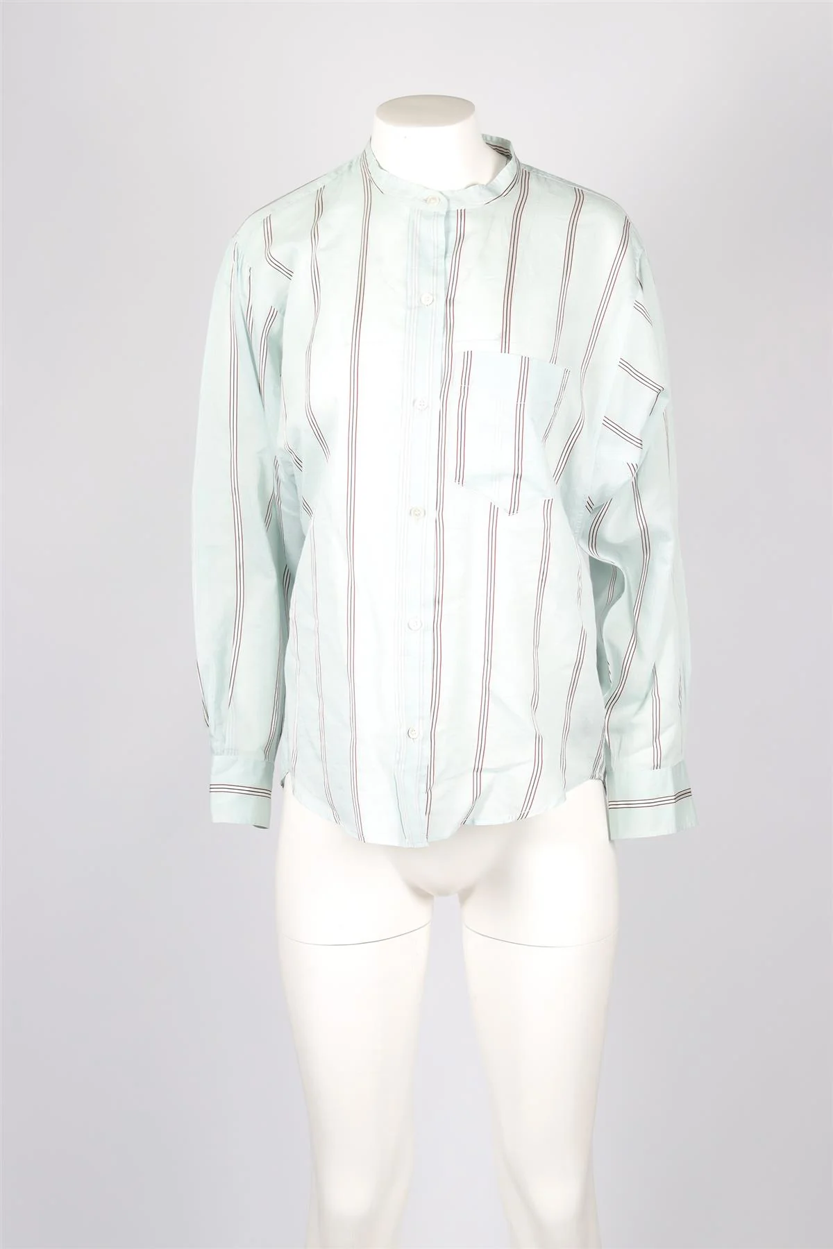 ISABEL MARANT ÉTOILE BLUE COTTON SHIRT FR 34 UK 6 - Image 2