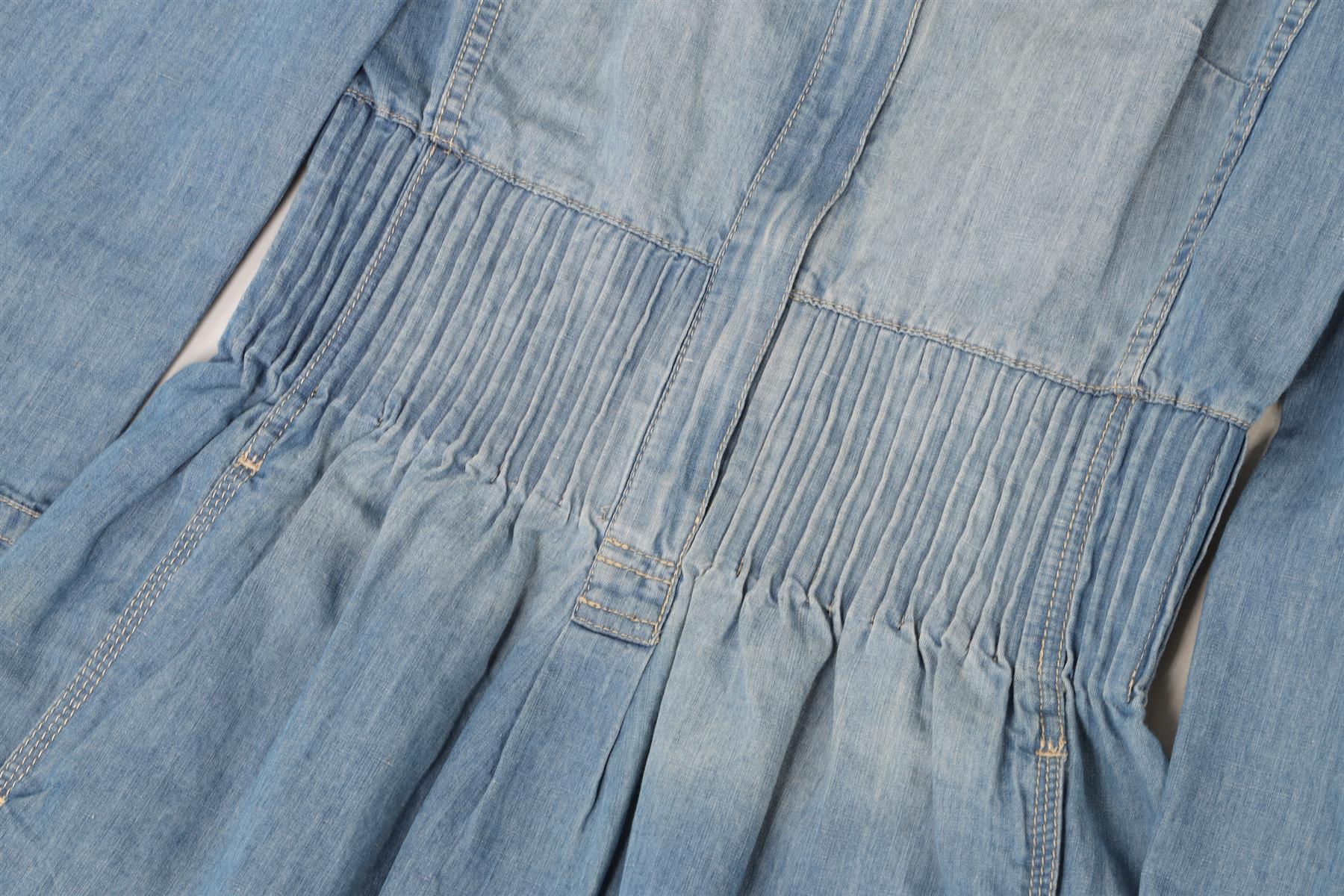 ISABEL MARANT ÉTOILE BLUE DENIM MINI DRESS FR 34 UK 6 - Image 3