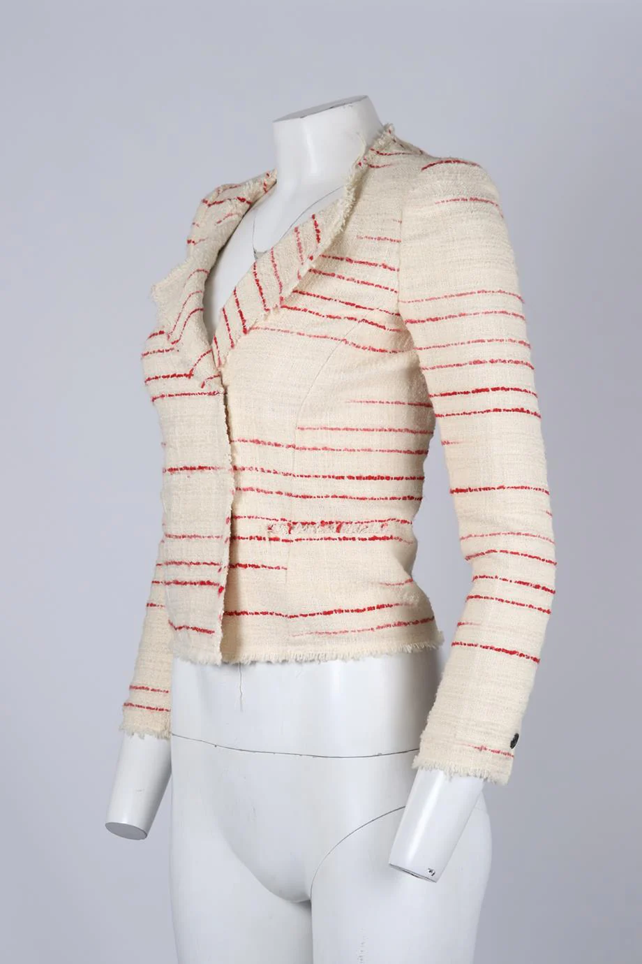 ISABEL MARANT ÉTOILE COTTON BLEND TWEED JACKET FR 34 UK 6 - Image 3