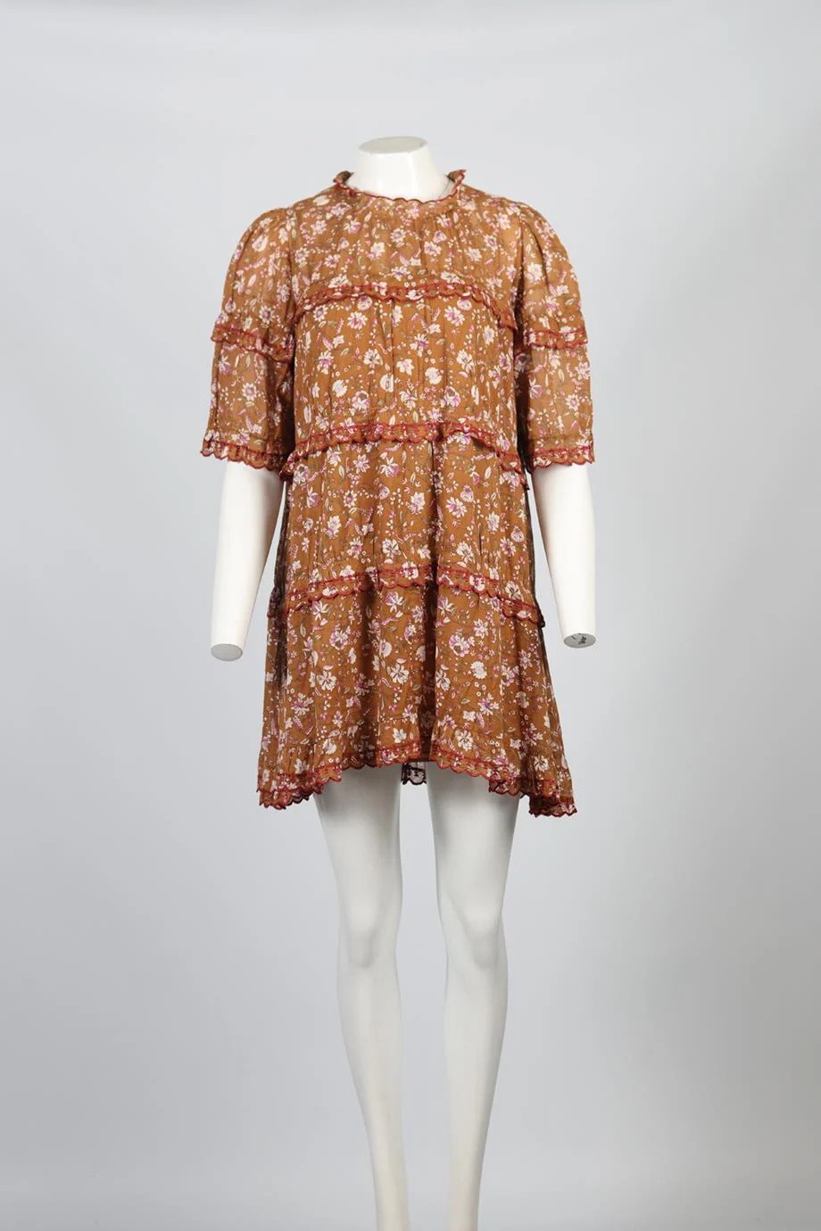 ISABEL MARANT ÉTOILE COTTON MINI DRESS FR 38 UK 10 - Image 2
