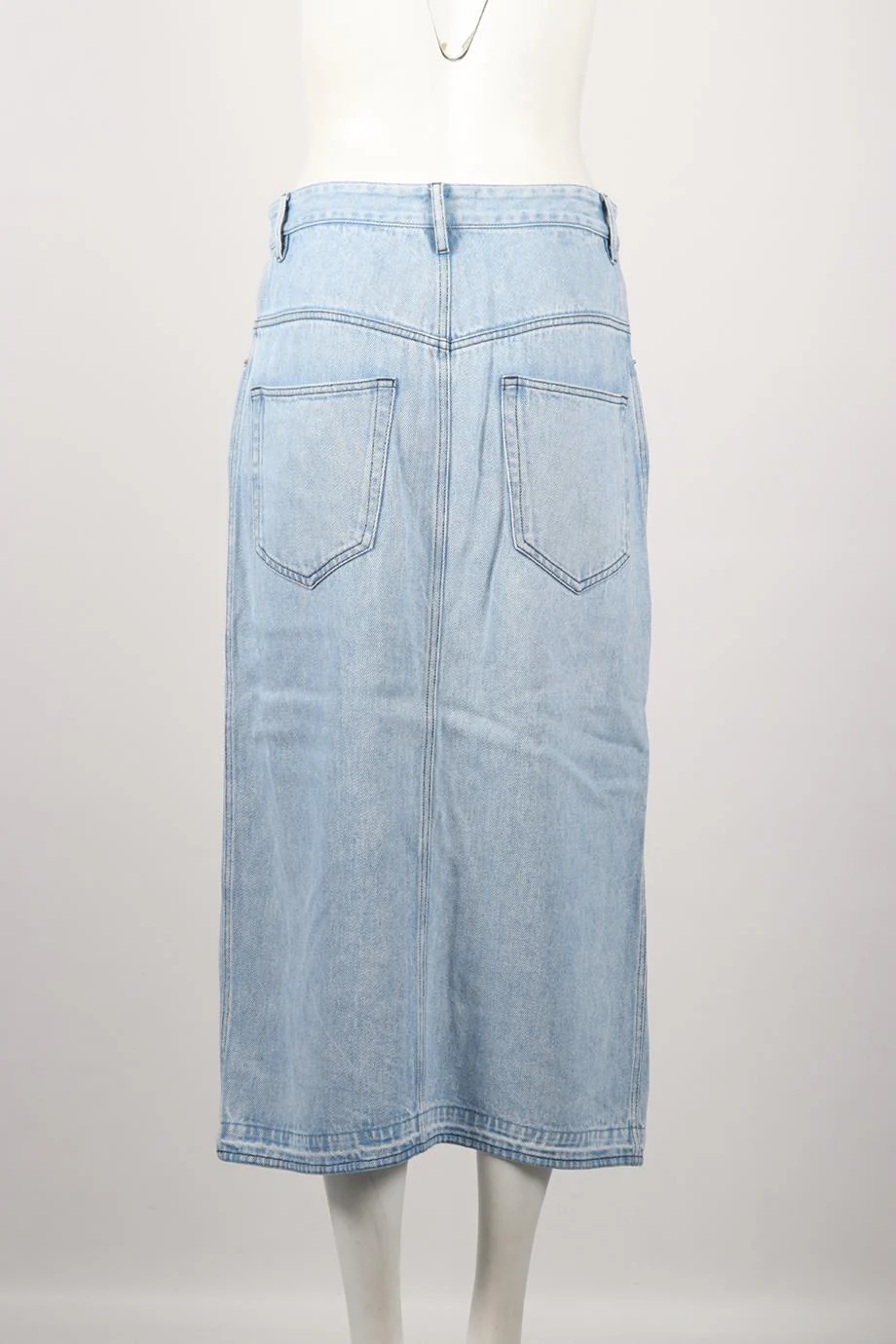 ISABEL MARANT ÉTOILE DENIM MIDI SKIRT FR 40 UK 12 - Image 4
