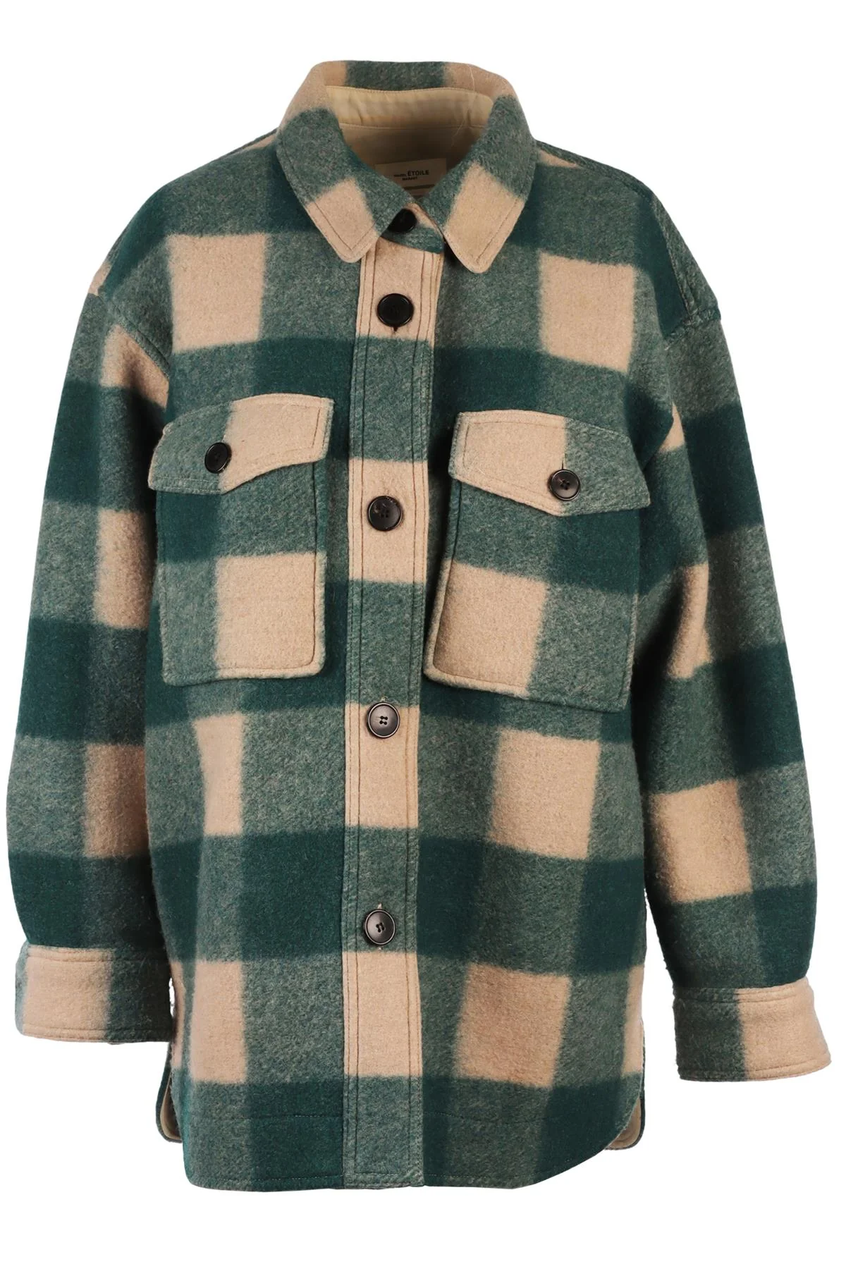 ISABEL MARANT ETOILE GREEN WOOL JACKET FR 38 UK 10