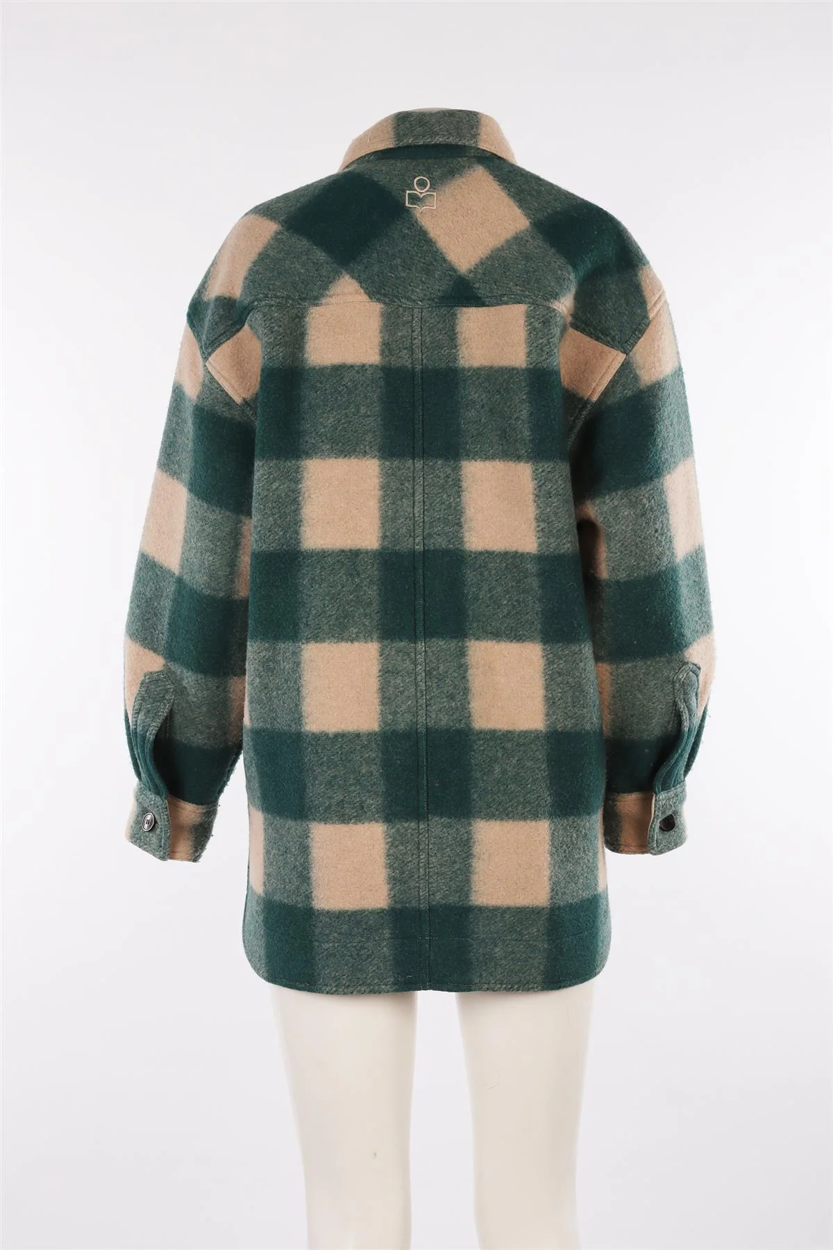 ISABEL MARANT ETOILE GREEN WOOL JACKET FR 38 UK 10 - Image 4