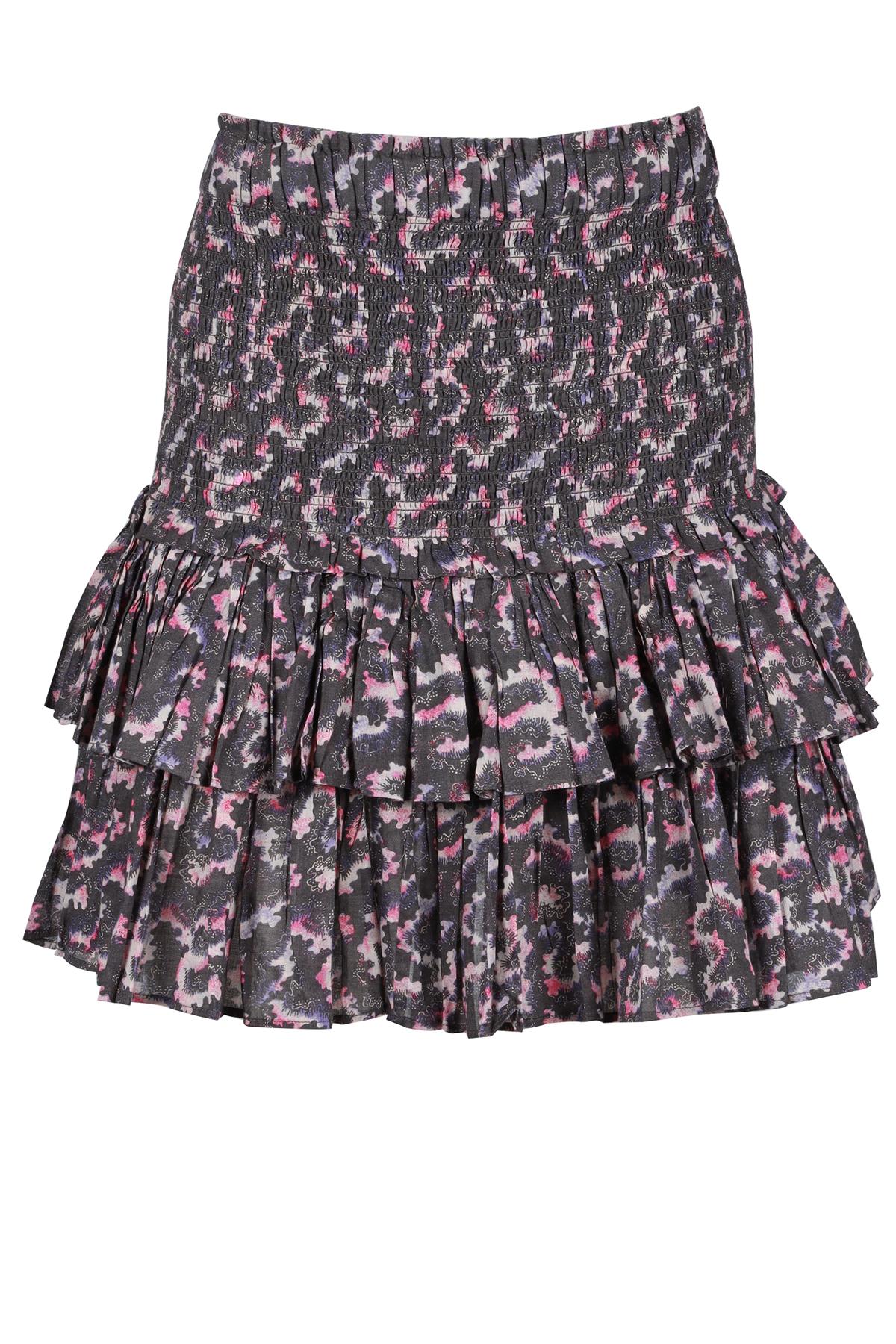 ISABEL MARANT ÉTOILE GREY COTTON MINI SKIRT FR 44 UK 16 - Image 5