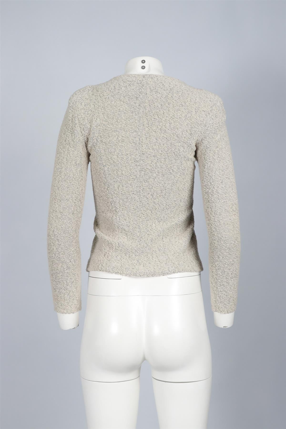 ISABEL MARANT ÉTOILE GREY WOOL BLEND JACKET UK 6 - Image 4