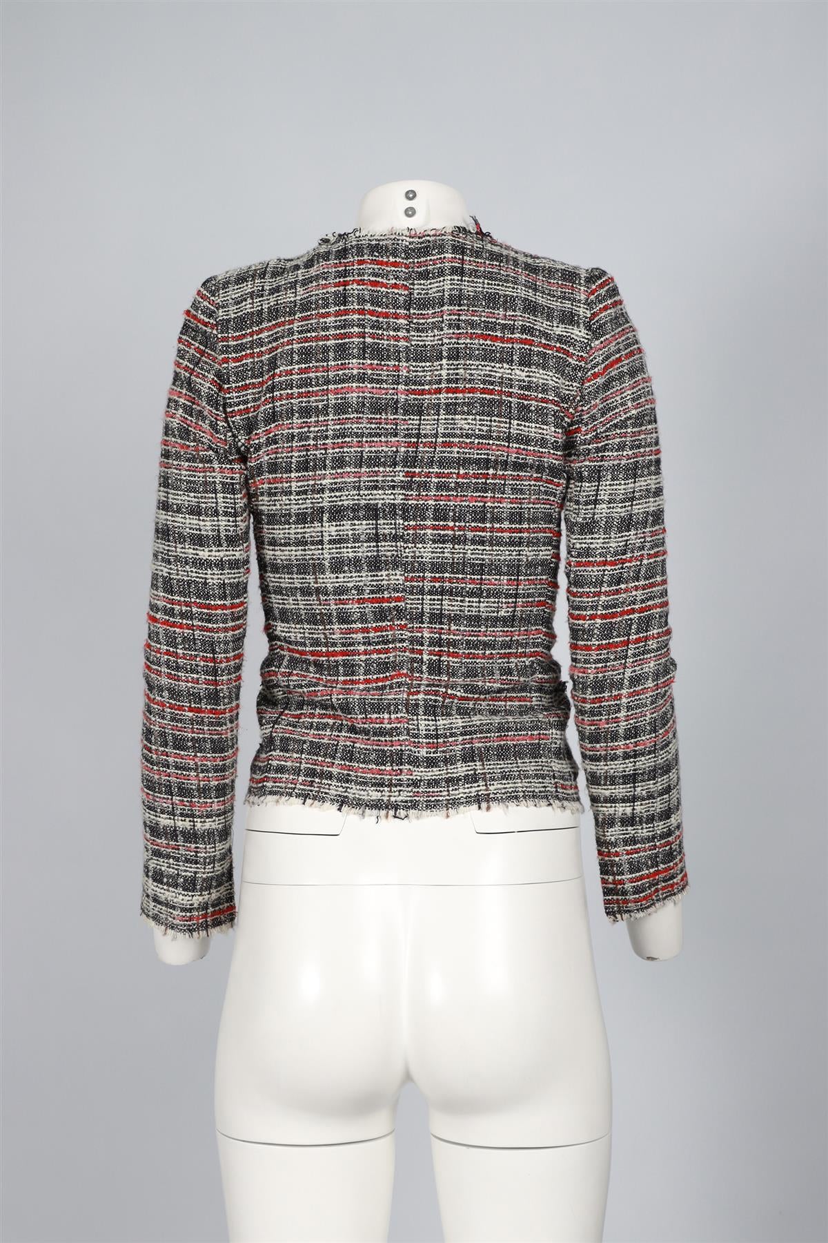 ISABEL MARANT ÉTOILE MULTI COTTON BLEND JACKET FR 34 UK 6 - Image 4