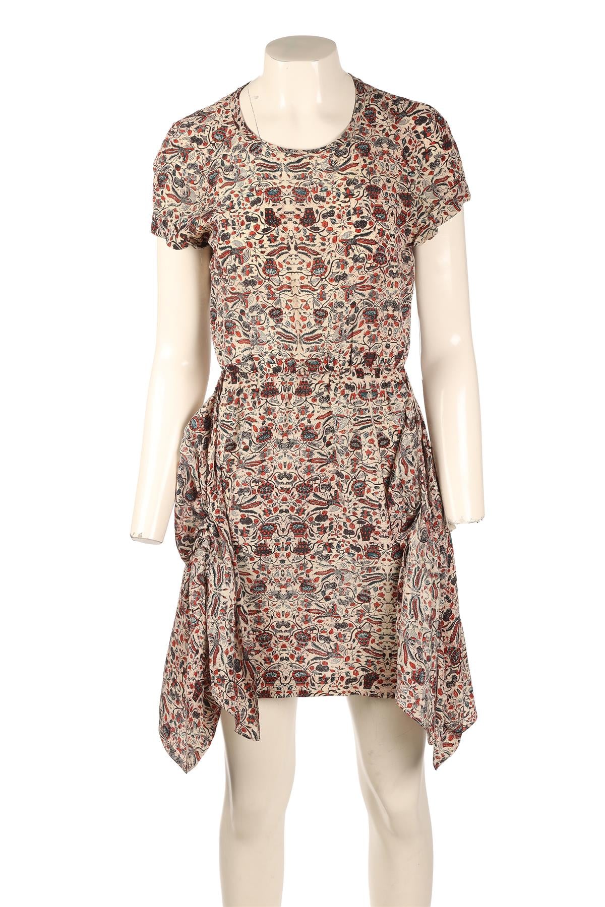 ISABEL MARANT ÉTOILE MULTI SILK MINI DRESS FR 36 UK 8 - Image 2