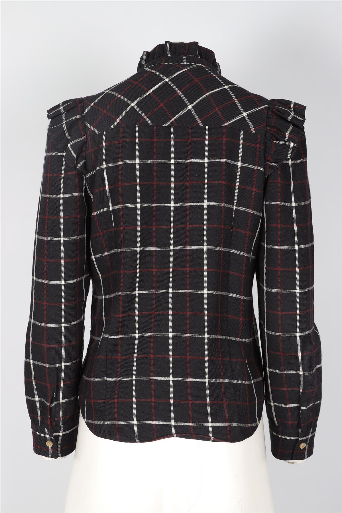 ISABEL MARANT ÉTOILE NAVY COTTON TOP FR 38 UK 10 - Image 4