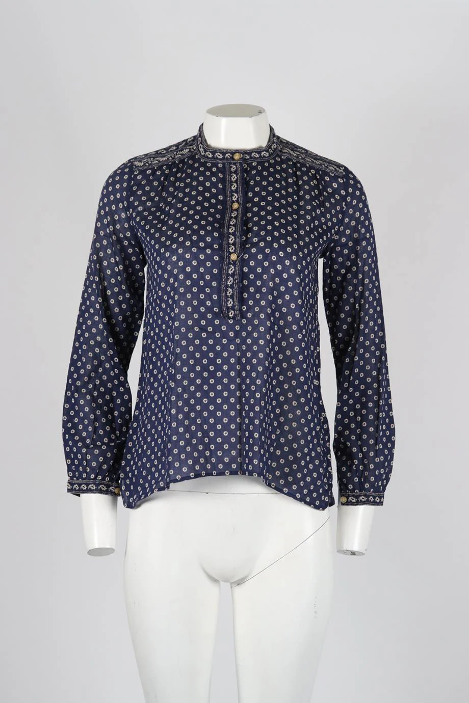 ISABEL MARANT ÉTOILE PRINTED COTTON TOP FR 34 UK 6 - Image 2