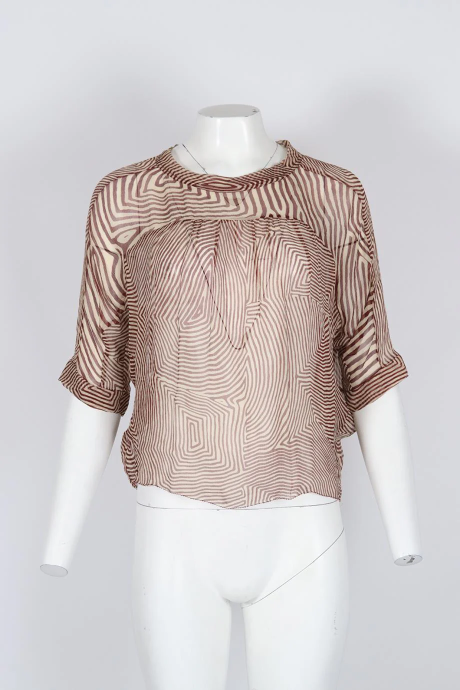 ISABEL MARANT ÉTOILE PRINTED SILK TOP FR 34 UK 6 - Image 2