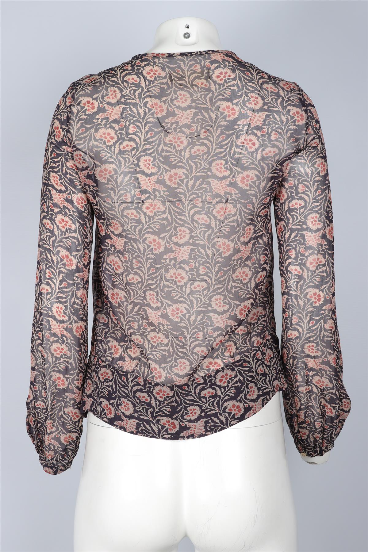 ISABEL MARANT ÉTOILE PURPLE CHIFFON TOP FR 34 UK 6 - Image 4