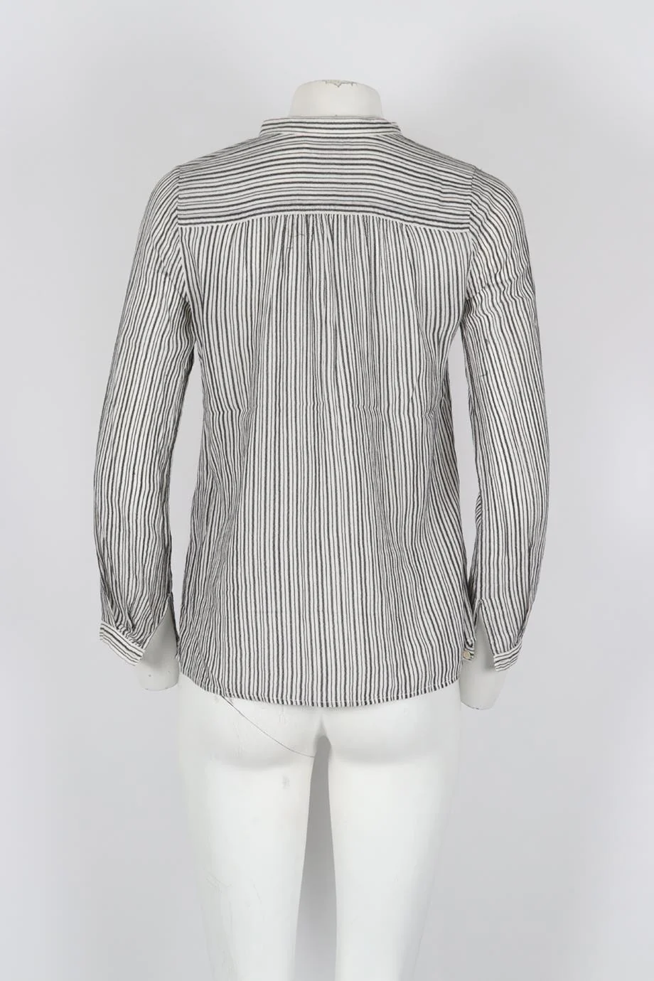 ISABEL MARANT ÉTOILE STRIPED COTTON TOP FR 36 UK 8 - Image 4