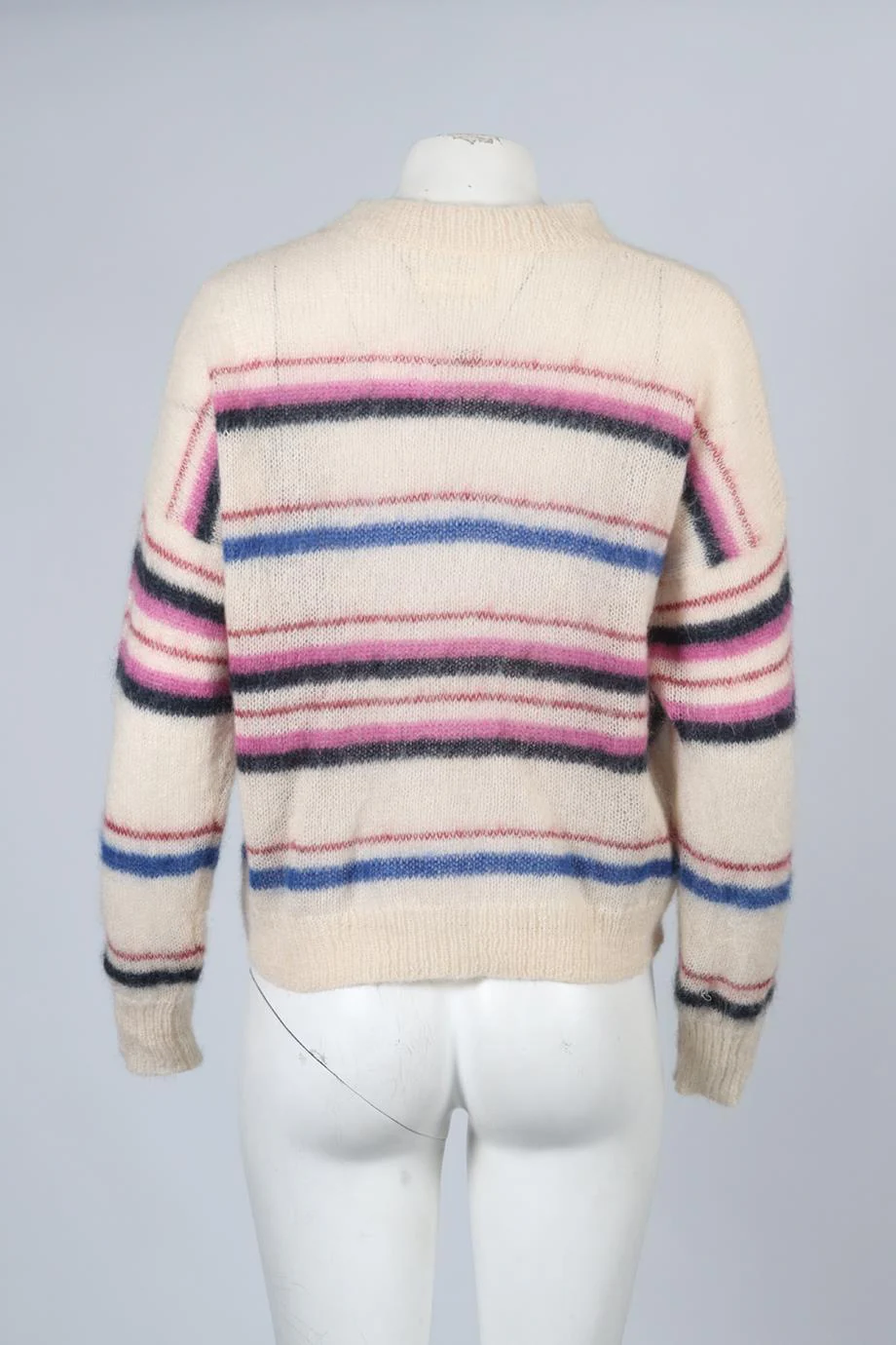 ISABEL MARANT ÉTOILE STRIPED WOOL BLEND SWEATER FR 34 UK 6 - Image 4