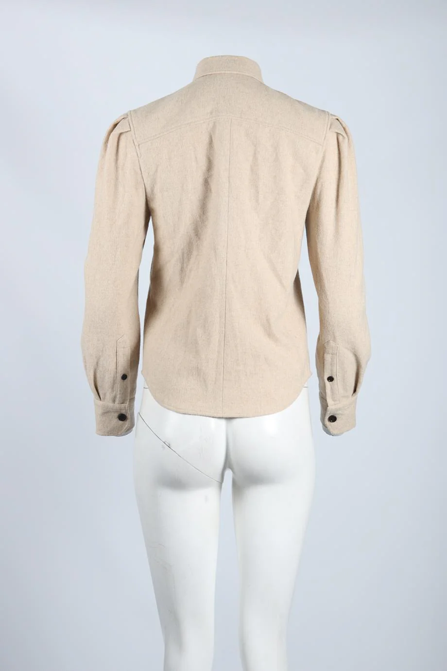 ISABEL MARANT ÉTOILE WOOL BLEND SHIRT FR 34 UK 6 - Image 4