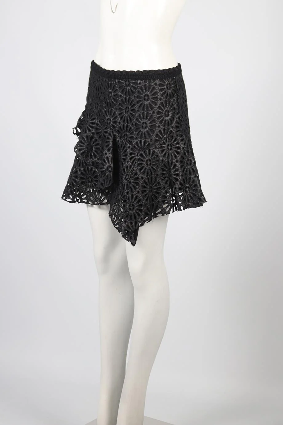 ISABEL MARANT FAUX LEATHER MINI SKIRT FR 38 UK 10 - Image 3
