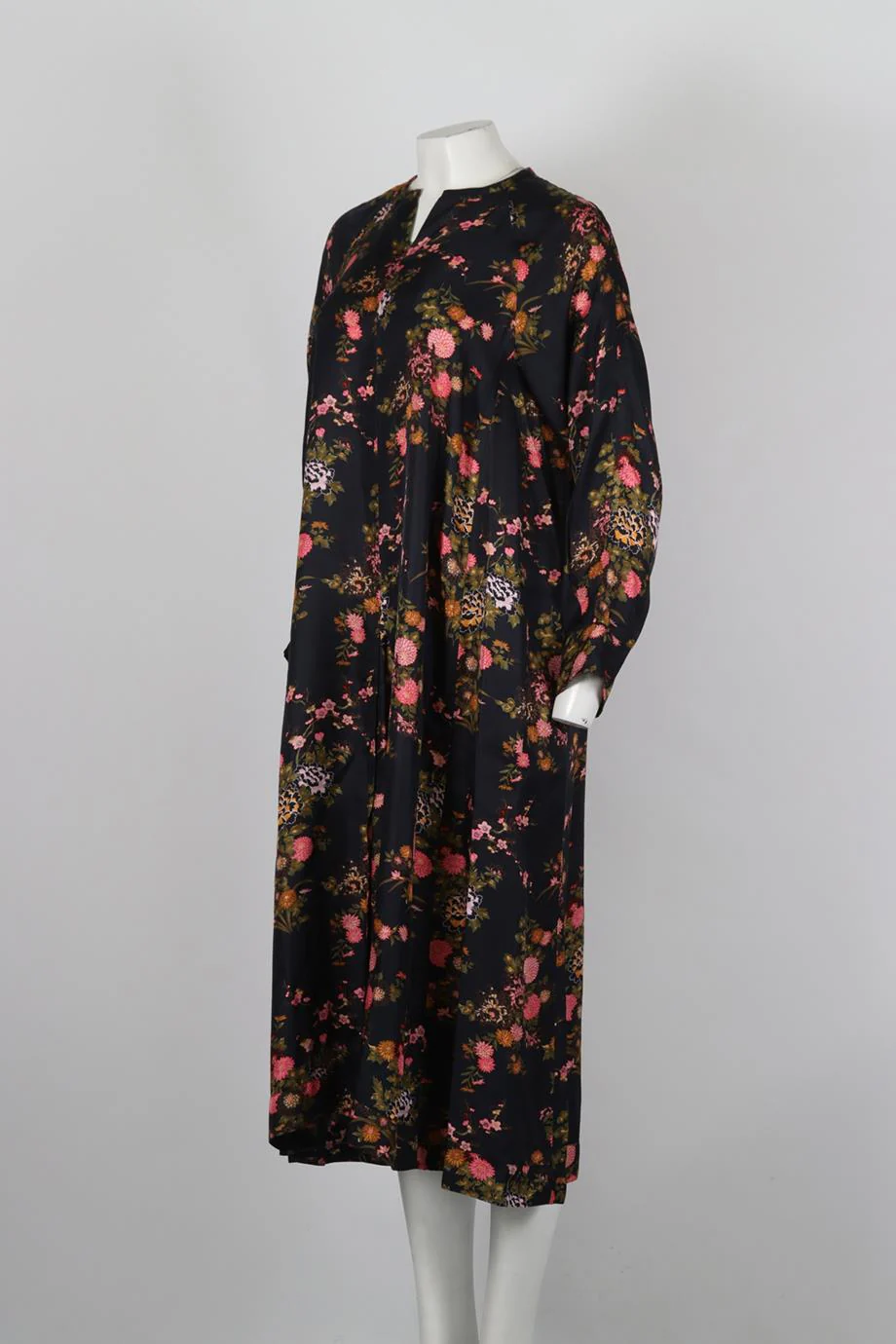ISABEL MARANT FLORAL PRINT SILK MAXI DRESS FR 34 UK 6 - Image 3