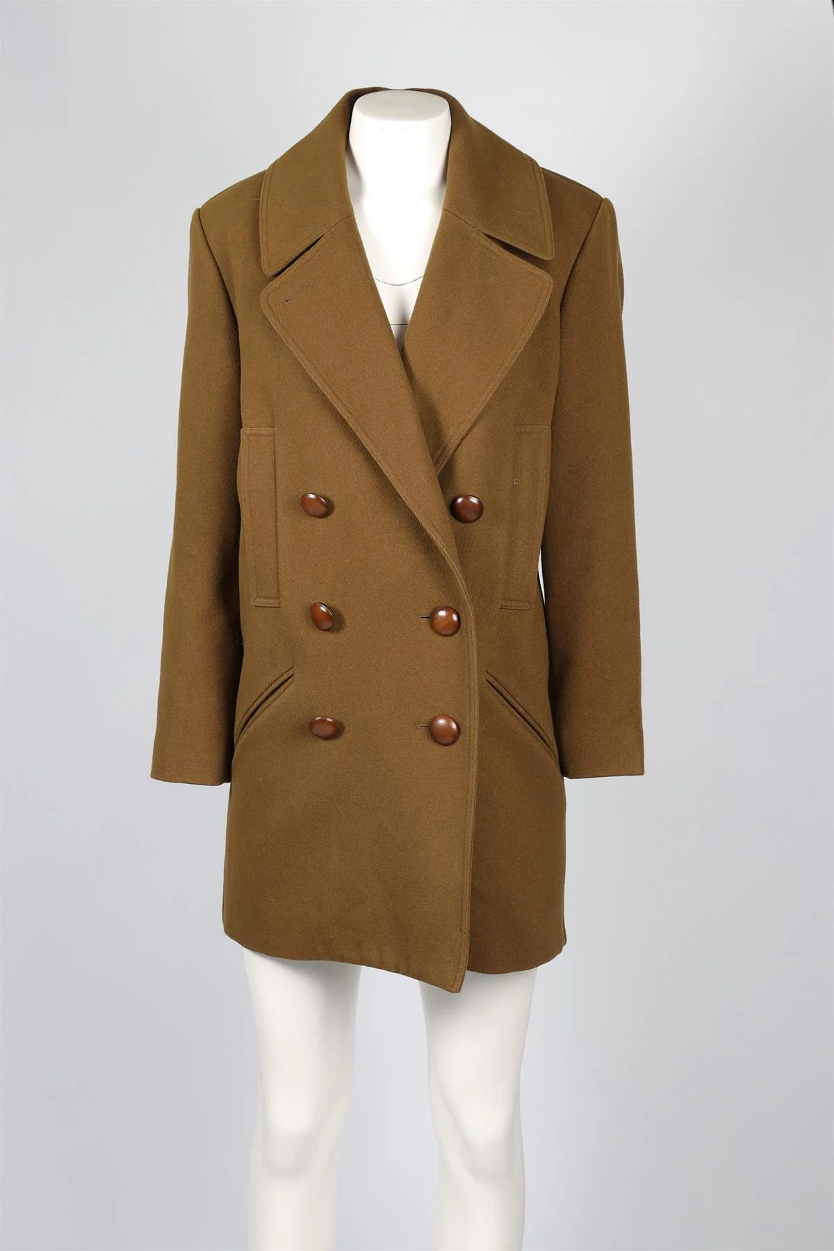 ISABEL MARANT GREEN WOOL COAT FR 38 UK 10 - Image 2