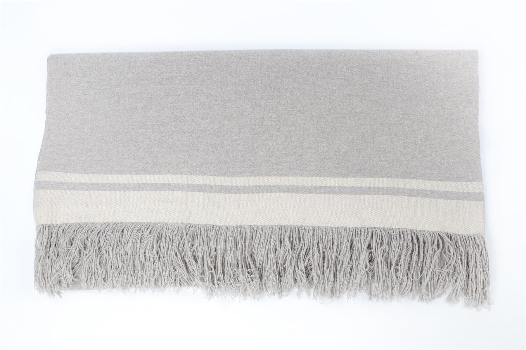 ISABEL MARANT GREY CASHMERE SCARF ONE SIZE - Image 2