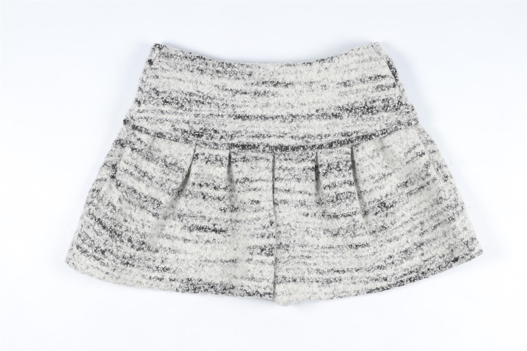 ISABEL MARANT GREY WOOL MINI SKIRT FR 36 UK 8 - Image 2