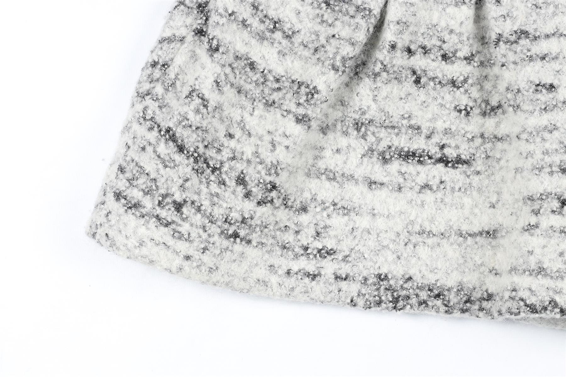 ISABEL MARANT GREY WOOL MINI SKIRT FR 36 UK 8 - Image 3