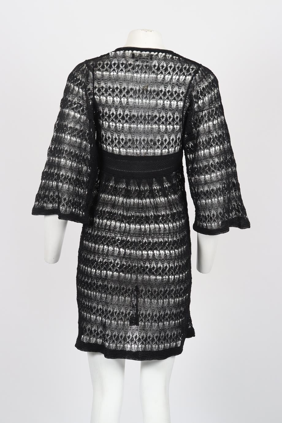 ISABEL MARANT LINEN BLEND MINI DRESS FR 38 UK 10 - Image 4
