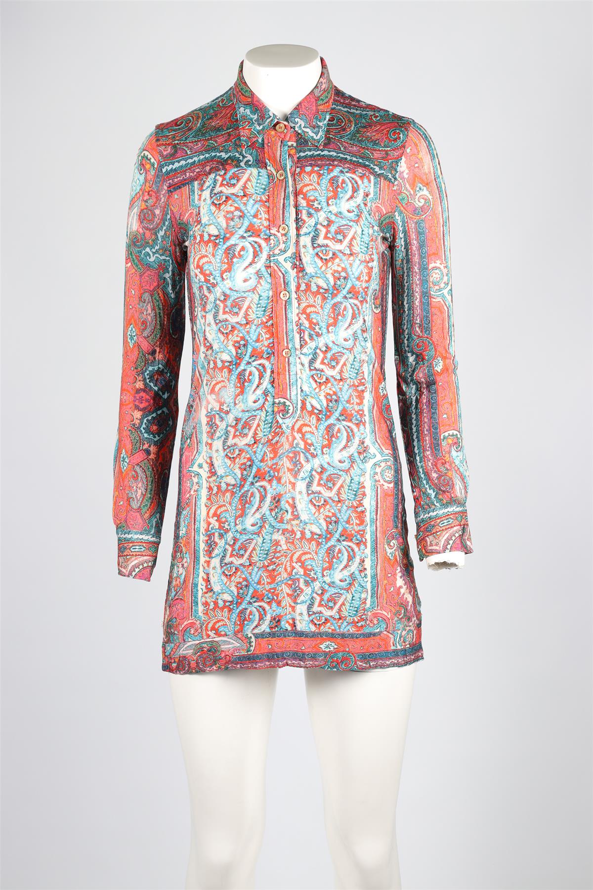 ISABEL MARANT MULTI JERSEY MINI DRESS FR 38 UK 10 - Image 2