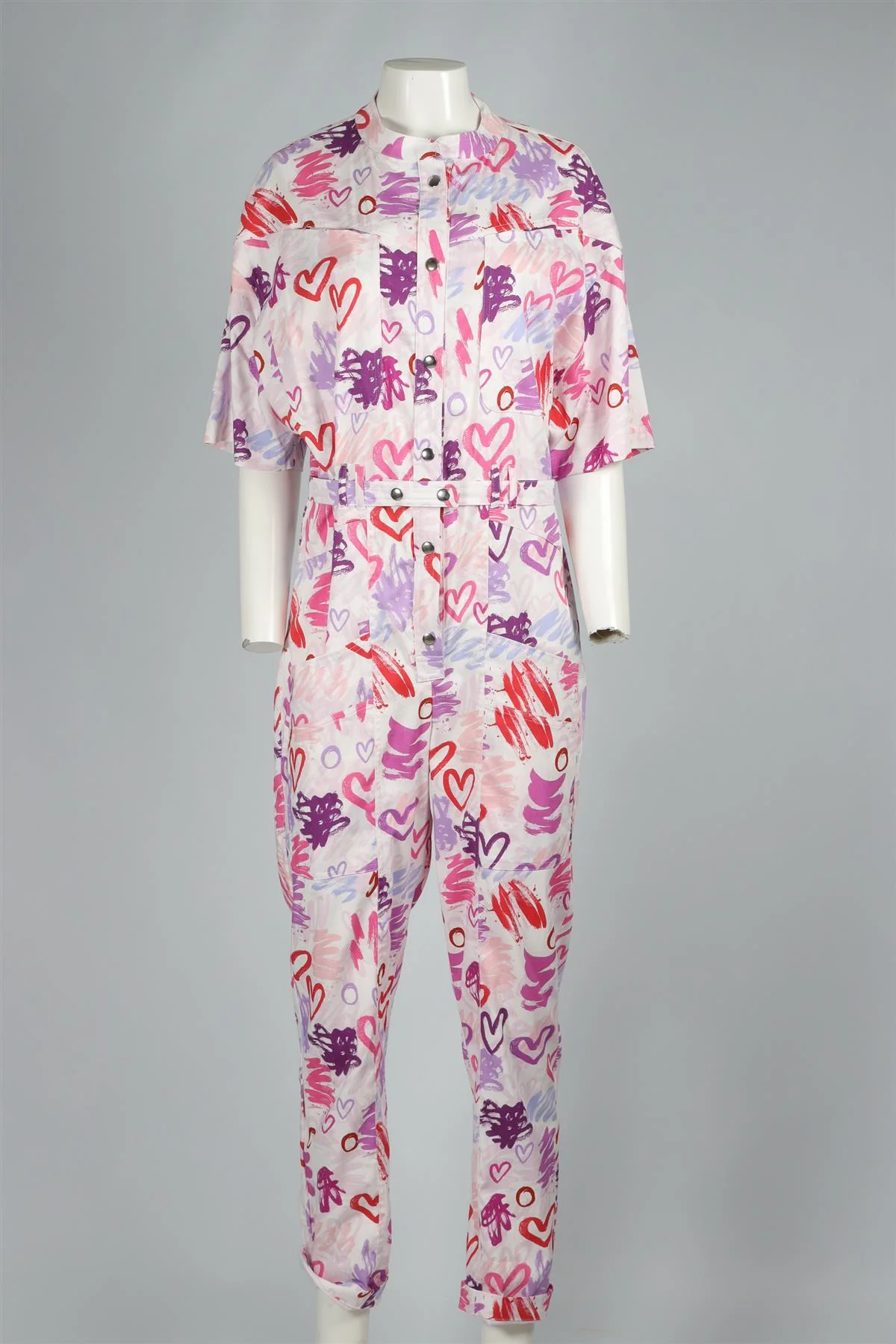 ISABEL MARANT MULTI LINEN JUMPSUIT FR 40 UK 12 - Image 2