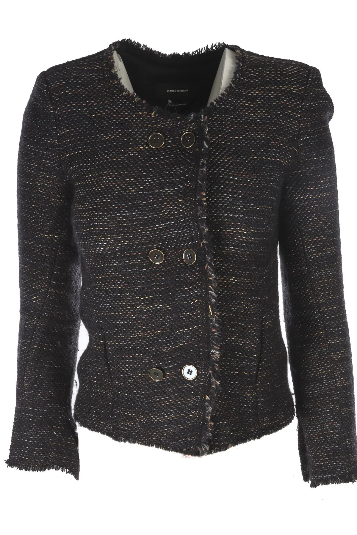 ISABEL MARANT NAVY WOOL JACKET FR 36 UK 8