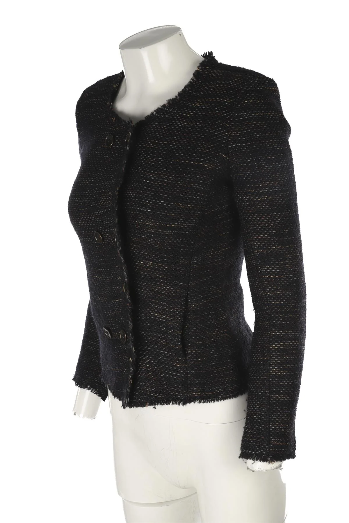 ISABEL MARANT NAVY WOOL JACKET FR 36 UK 8 - Image 3