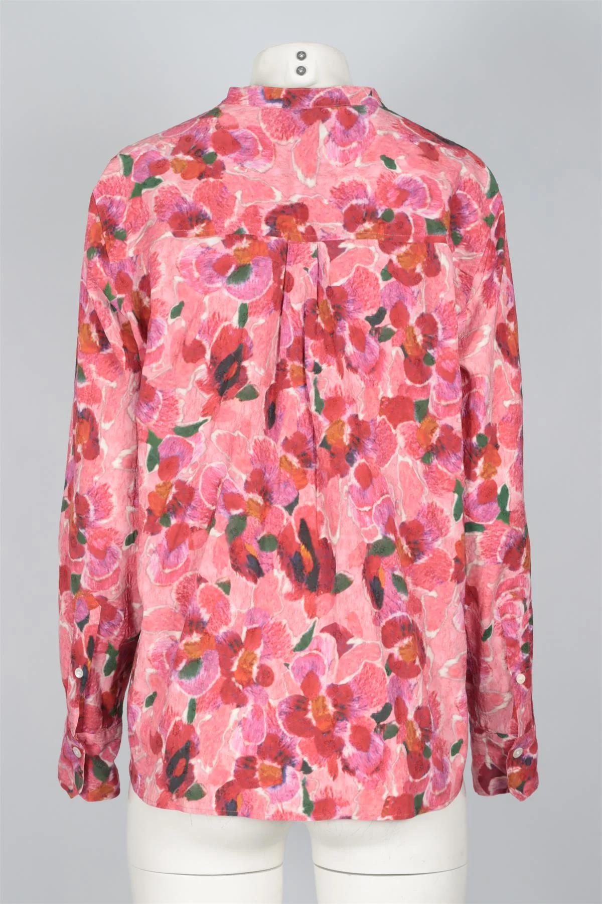 ISABEL MARANT PINK SILK TOP FR 42 UK 14 - Image 4