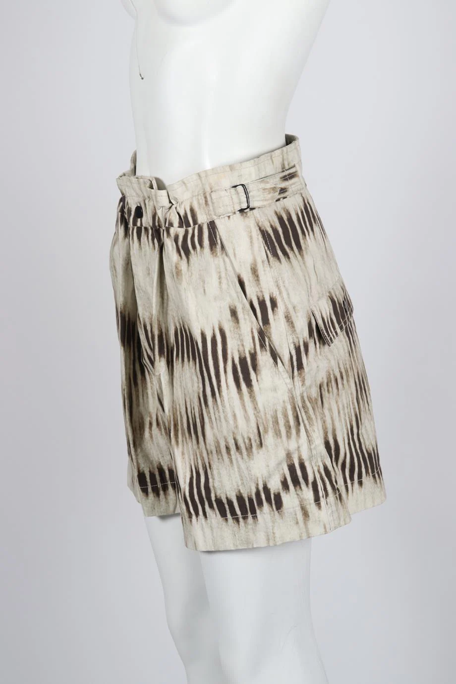 ISABEL MARANT PRINTED COTTON SHORTS FR 40 UK 12 - Image 3