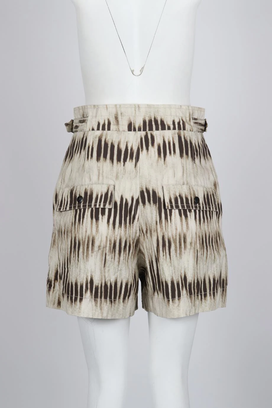 ISABEL MARANT PRINTED COTTON SHORTS FR 40 UK 12 - Image 4