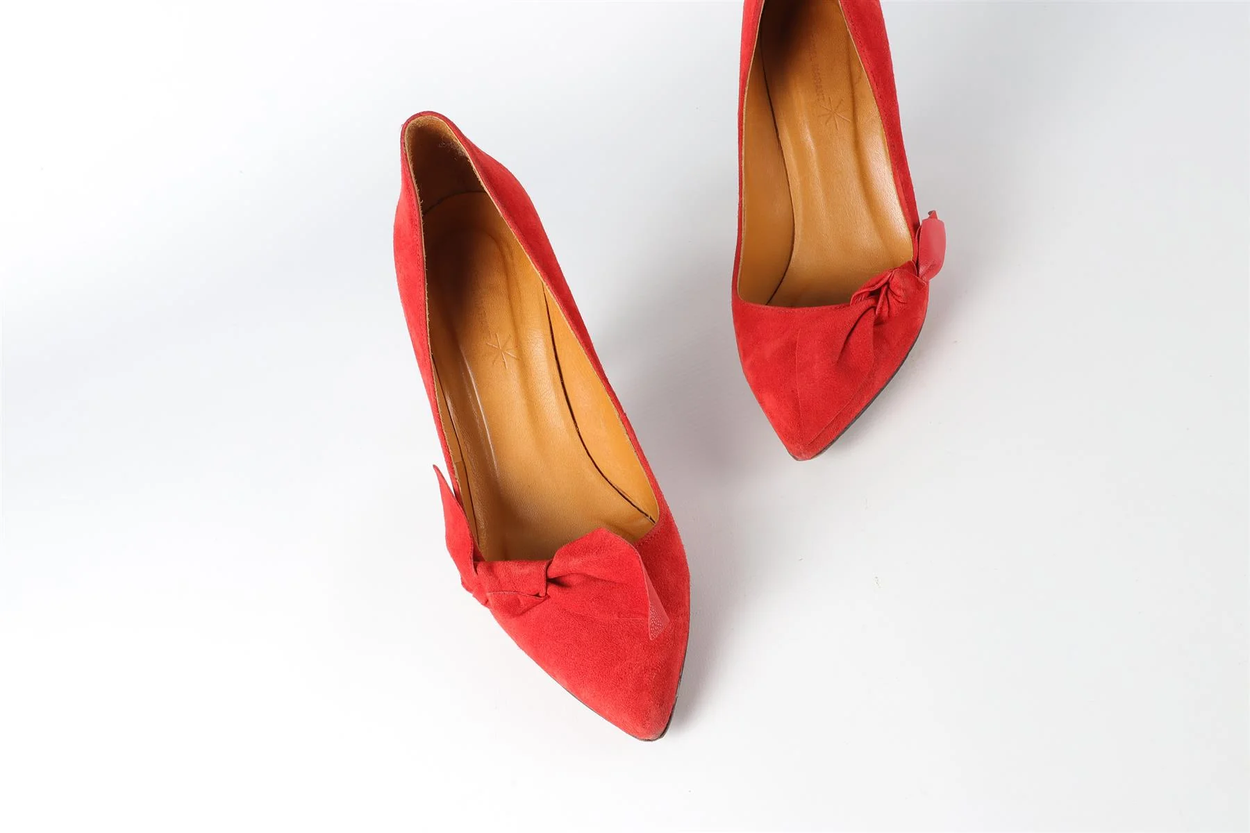 ISABEL MARANT RED SUEDE PUMPS EU 38 UK 5 US 8 - Image 4