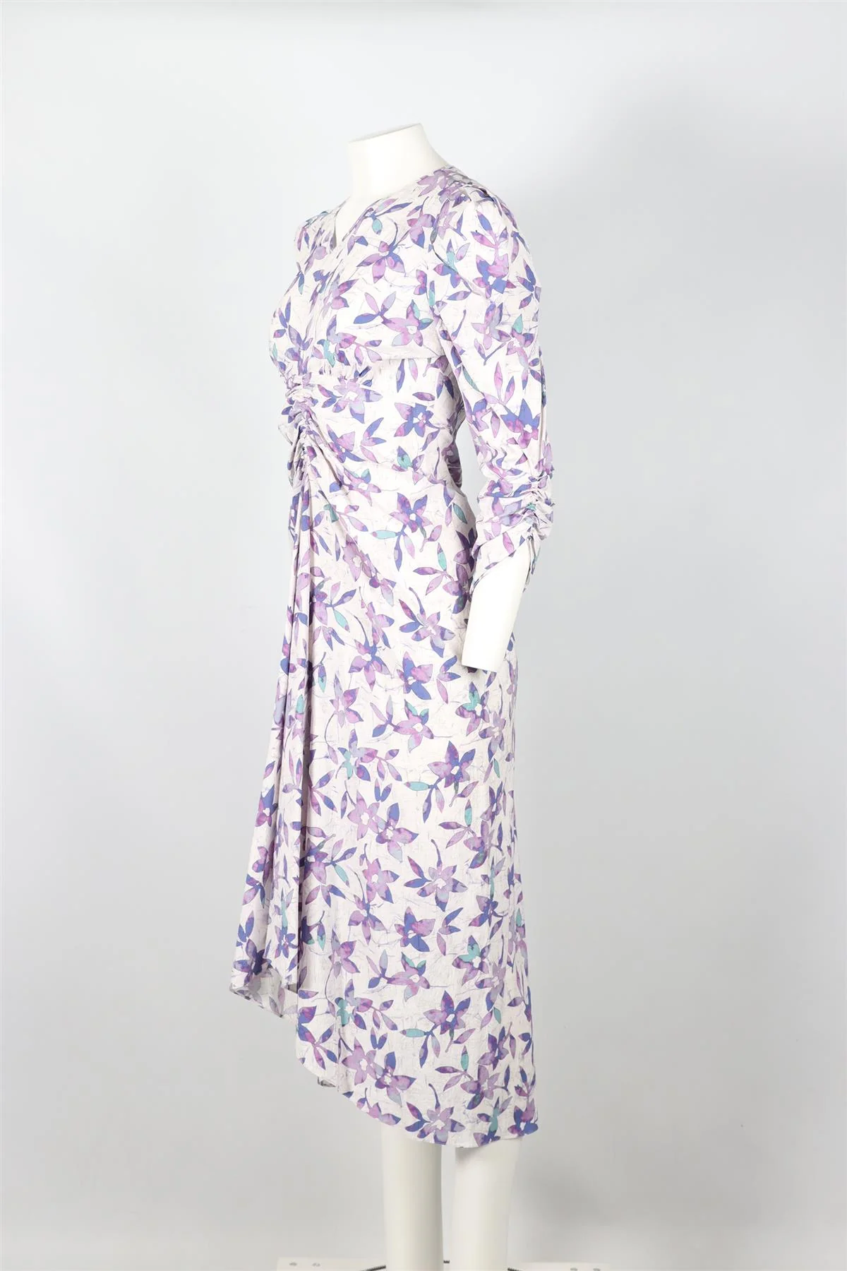 ISABEL MARANT SILK BLEND MAXI DRESS FR 38 UK 10 - Image 3