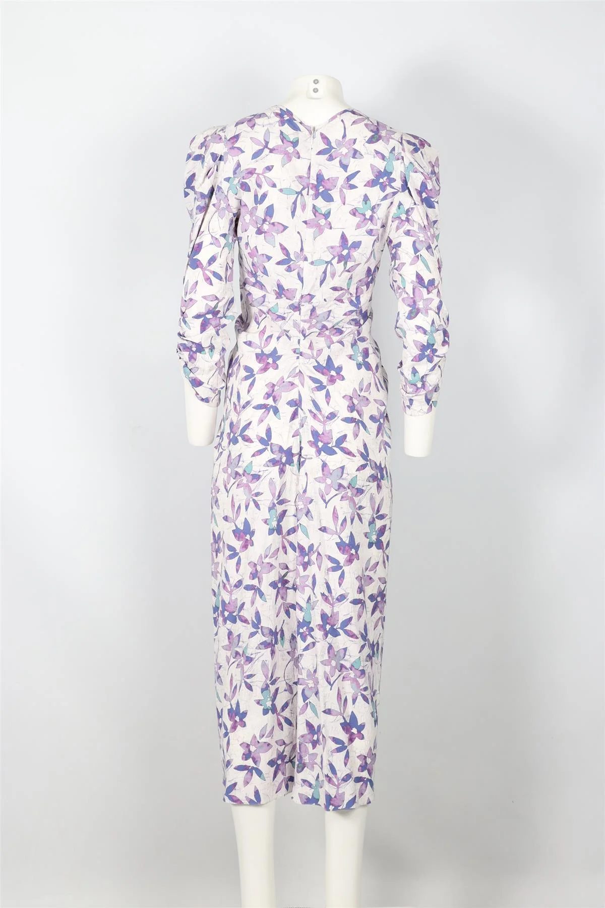 ISABEL MARANT SILK BLEND MAXI DRESS FR 38 UK 10 - Image 4