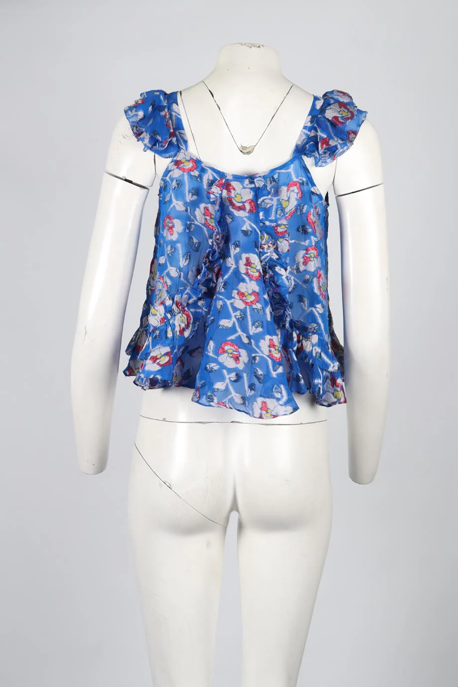 ISABEL MARANT SILK BLEND TOP FR 36 UK 8 - Image 4