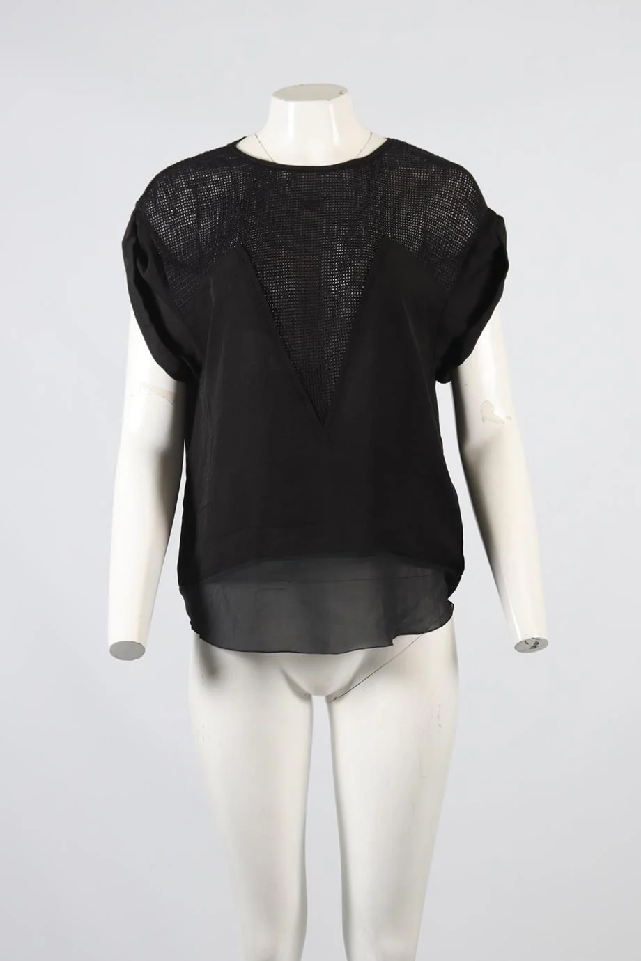 ISABEL MARANT SILK TOP FR 38 UK 10 - Image 2