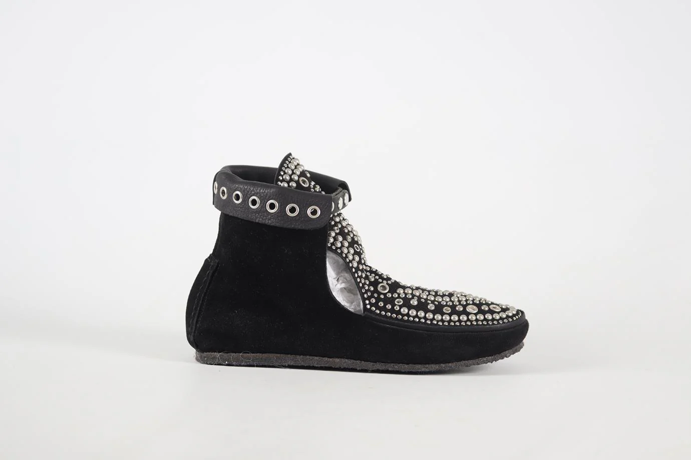 ISABEL MARANT SUEDE AND LEATHER ANKLE BOOTS EU 38 UK 5 US 8 - Image 2