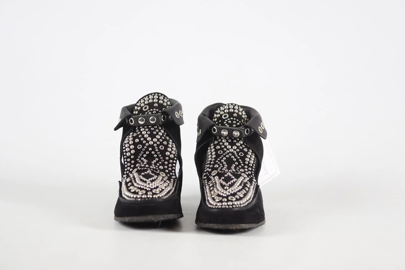 ISABEL MARANT SUEDE AND LEATHER ANKLE BOOTS EU 38 UK 5 US 8 - Image 3