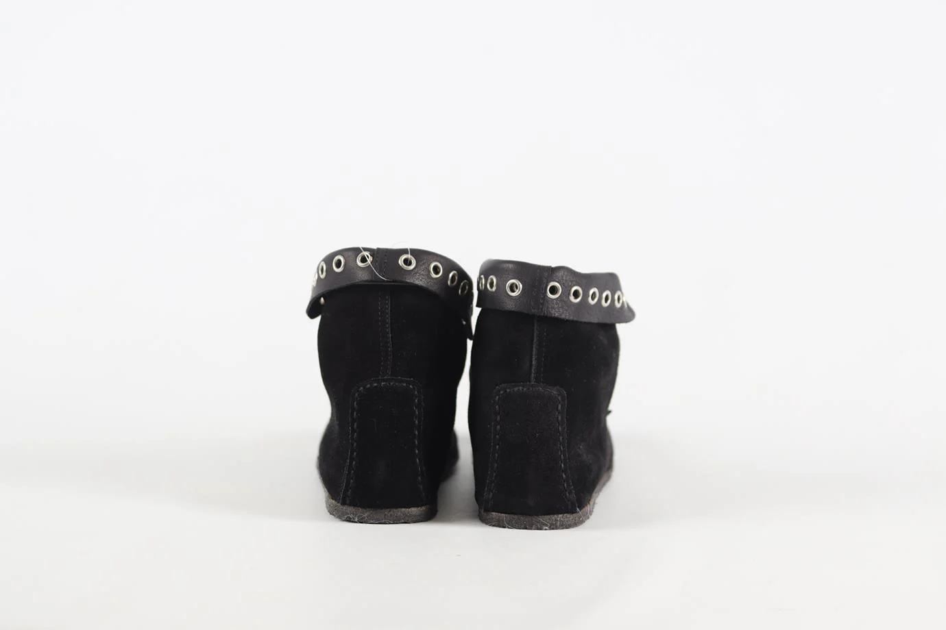 ISABEL MARANT SUEDE AND LEATHER ANKLE BOOTS EU 38 UK 5 US 8 - Image 4
