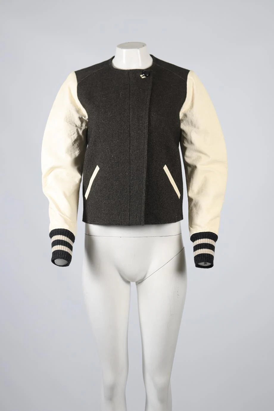 ISABEL MARANT WOOL BLEND BOMBER JACKET FR 36 UK 8 - Image 2