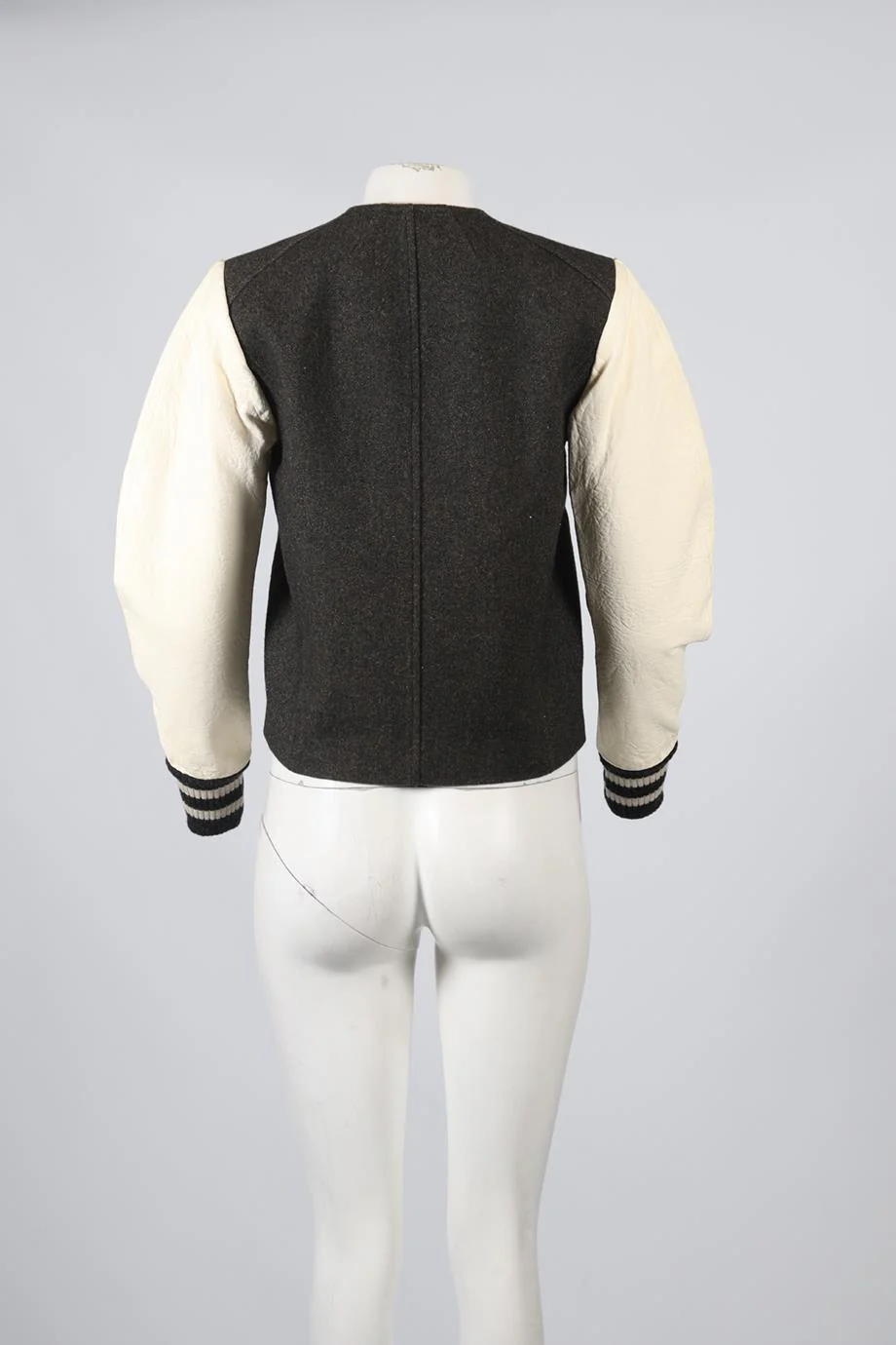 ISABEL MARANT WOOL BLEND BOMBER JACKET FR 36 UK 8 - Image 4