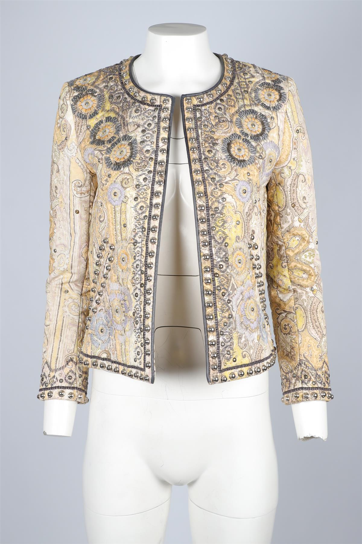ISABEL MARANT YELLOW COTTON JACKET FR 38 UK 10 - Image 2
