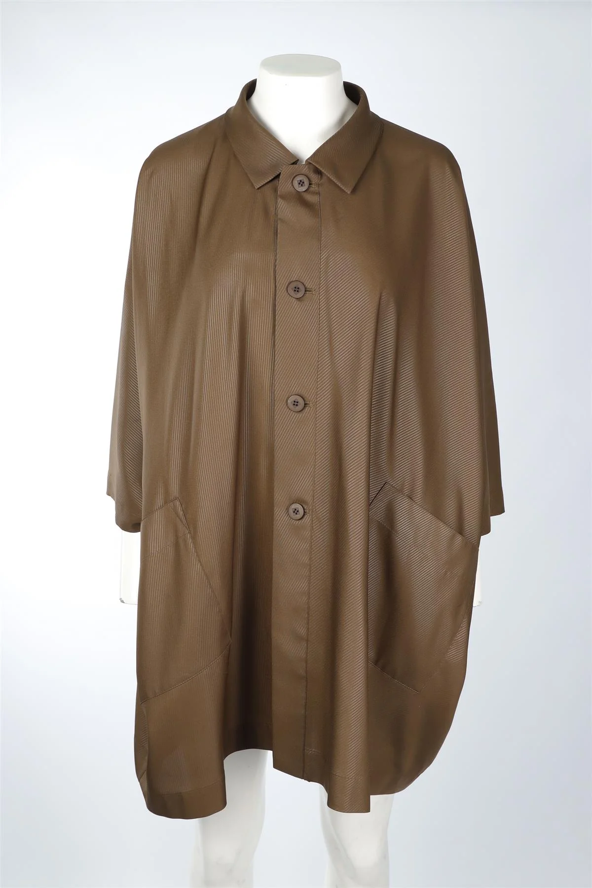 ISSEY MIYAKE 132 5. GREEN WOVEN JACKET ONE SIZE - Image 2